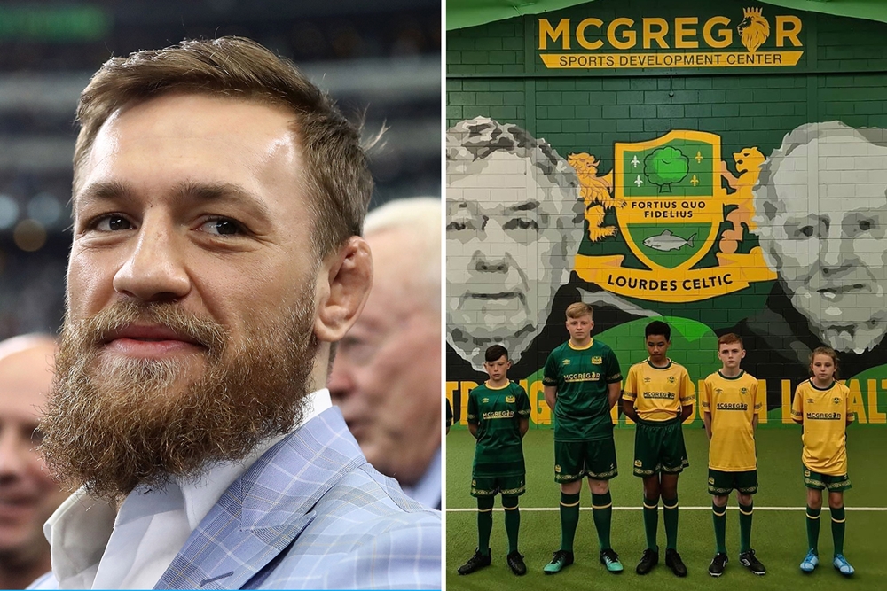 Conor McGregor đầu tư vào đội bóng đá thời thơ ấu