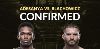 Israel Adesanya sẽ đấu với Jan Blachowicz tại UFC 259.