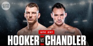 Michael Chandler và Dan Hooker sẽ có 1 cuộc chiến tại UFC 257.
