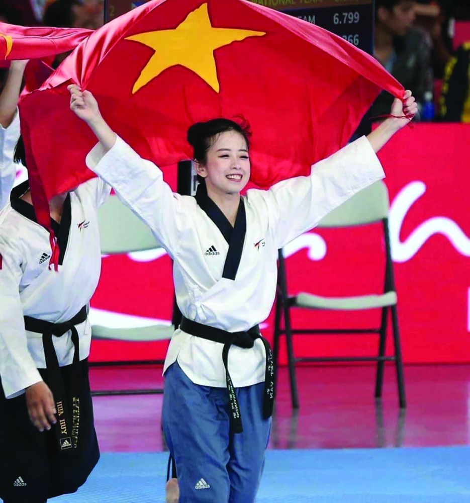 Hoa khôi làng võ Châu Tuyết Vân - người nắm giữ thành tích 5 Huy chương Vàng ở Giải vô địch thế giới cùng nhiều giải thưởng danh giá khác.