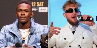 Israel Adesanya đánh giá cao nỗ lực của Jake Paul vì đã lên tiếng về chuyện lương thưởng của võ sĩ UFC.