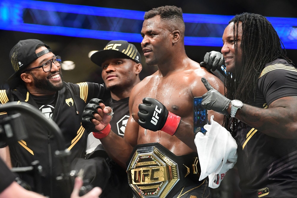 Francis Ngannou đang là đương kim vô địch hạng nặng của UFC.