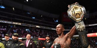 Israel Adesanya vẫn đang thể hiện sự thống trị tuyệt đối ở hạng cân trung.