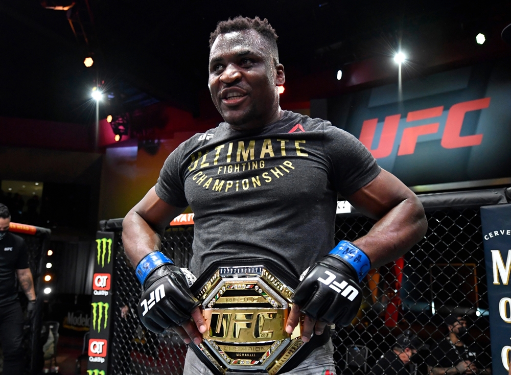 Francis Ngannou là nhà đương kim vô địch hạng nặng của UFC.