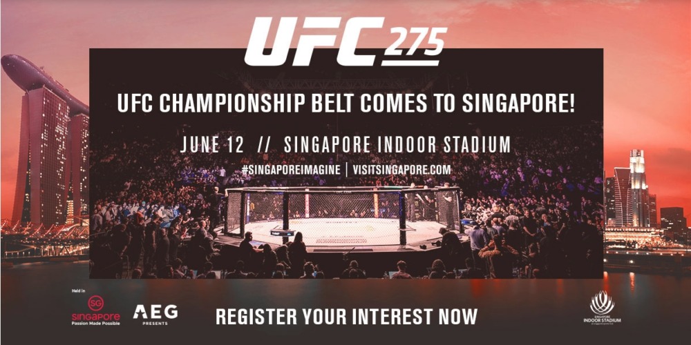 UFC xác nhận đến Singapore vào tháng 6.