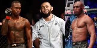 Khamzat Chimaev thách thức cả 2 nhà vô địch Kamaru Usman và Israel Adesanya.