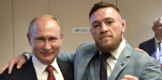 Conor McGregor từng gặp Tổng thống Putin tại World Cup 2018.