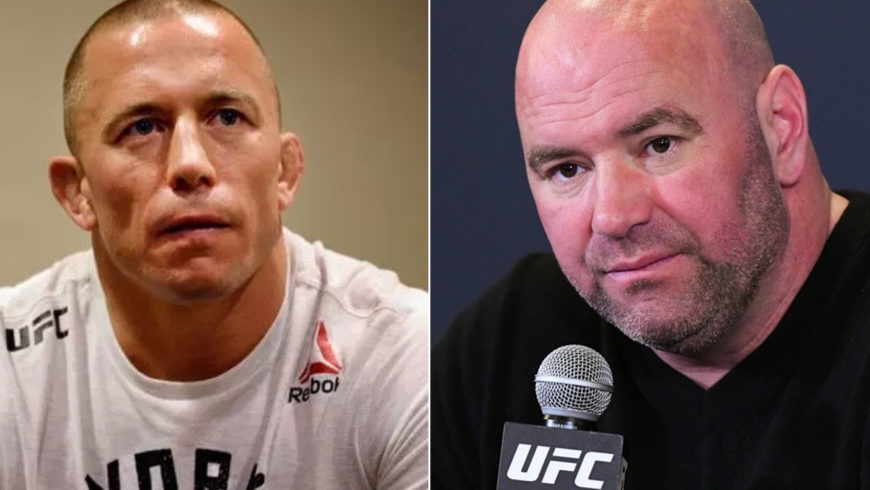 Chủ tịch Dana White từng cố thúc đẩy một cuộc chiến giữa Khabib và St-Pierre.
