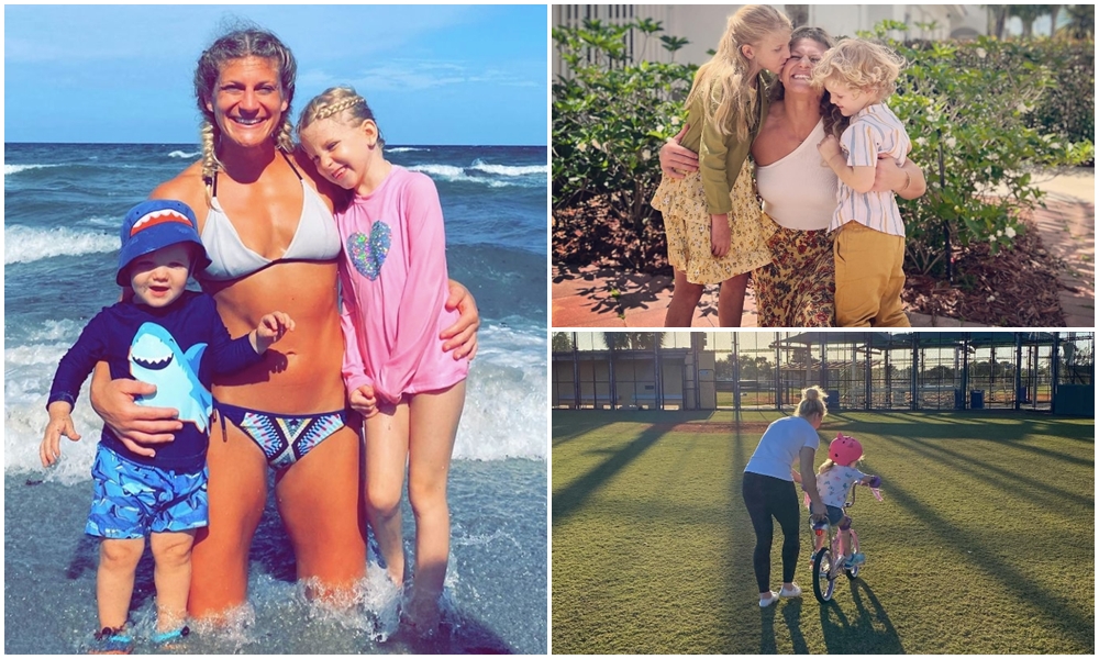 Kalya Harrison cùng với Kyla và Emery.