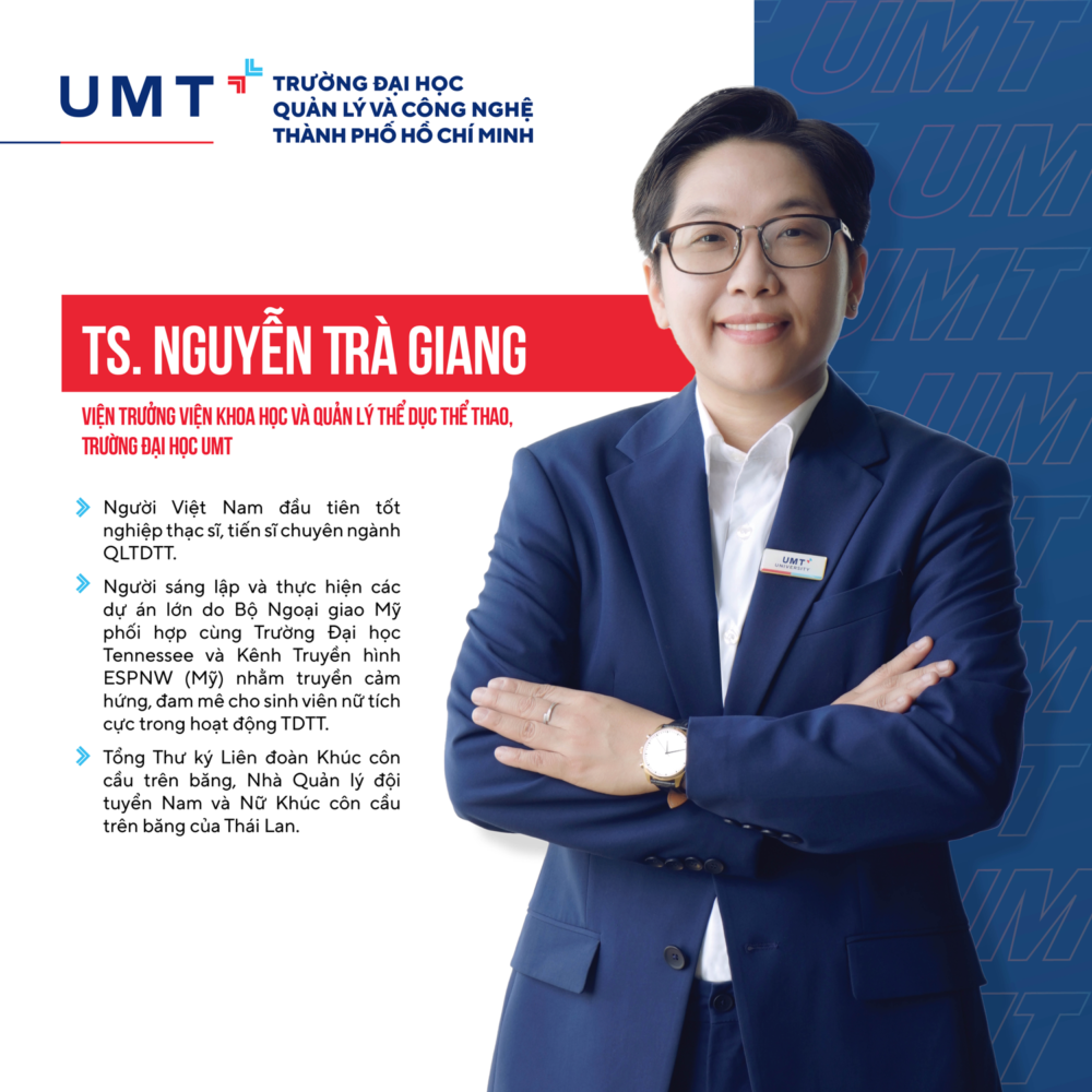 TS. Nguyễn Trà Giang, một trong những chuyên gia đầu ngành, người có công mời những cố vấn, giảng viên chất lượng về giảng dạy tại trường Đại học UMT