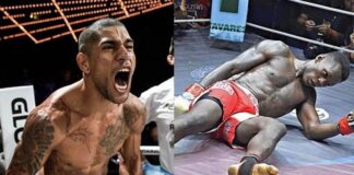 Alex Pereira từng knockout Israel Adesanya.