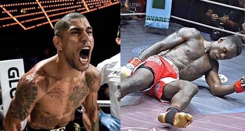 Alex Pereira từng knockout Israel Adesanya.