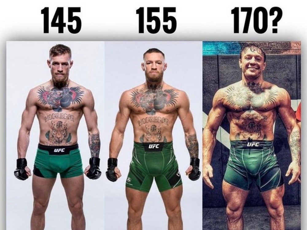 Kích thước cơ thể của Conor McGregor thay đổi đáng kể từ khi chấn thương.