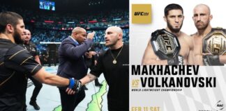 Alexander Volkanovski sẽ đối đầu Islam Makhachev tại UFC 284.