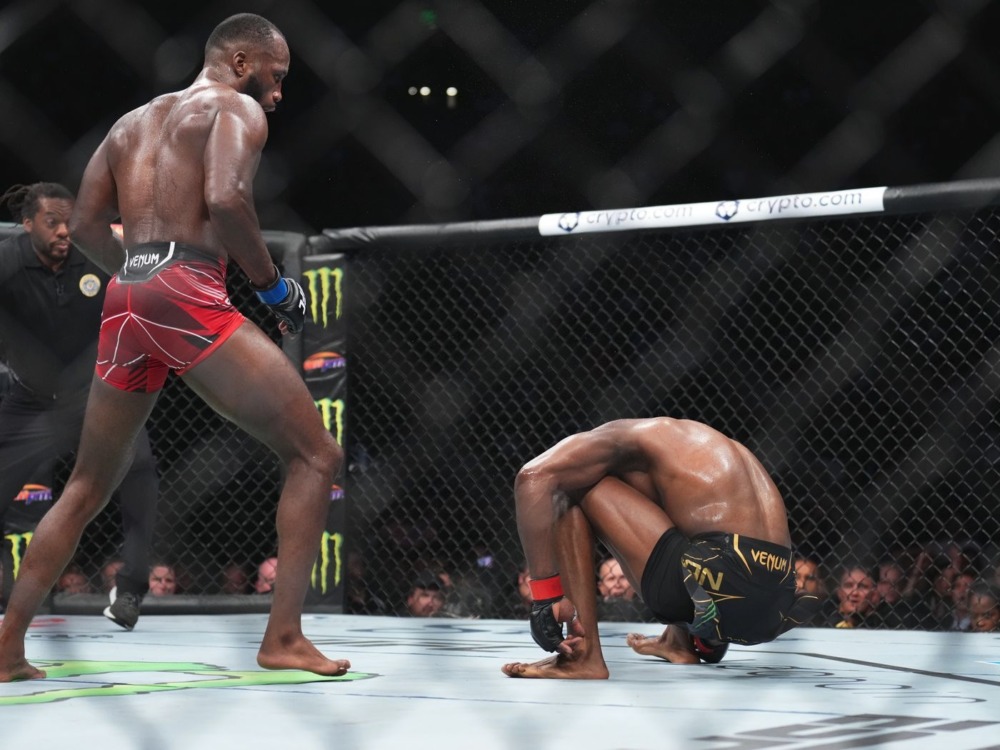 Leon Edwards knockout Kamaru Usman tại UFC 278.