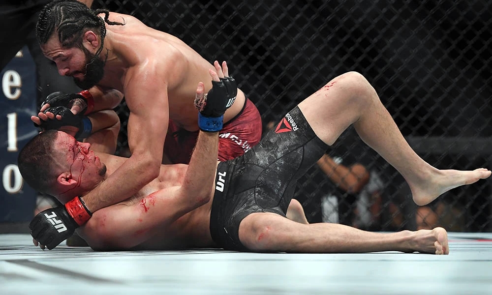 Nate Diaz và Jorge Masvidal từng đối đầu nhau trong lồng bát giác UFC.