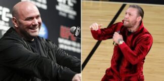 Phản ứng của Dana White vụ Conor McGregor làm bị thương linh vật Miami Heat