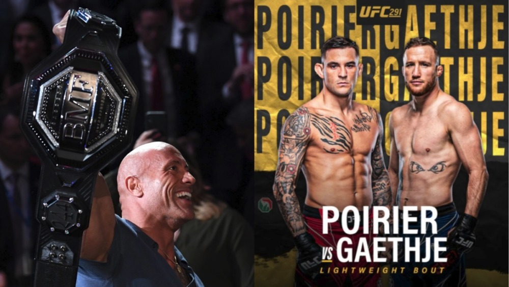 Dustin Poirier và Justin Gaethje tranh đai BMF tại UFC 291.